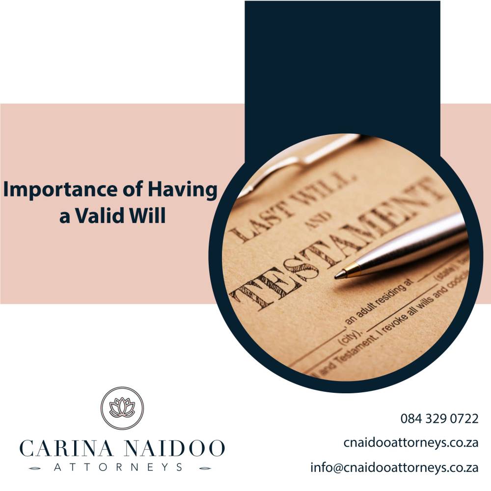 Importance of Having a Valid Will